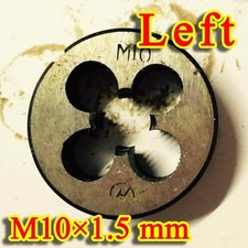 1 pièce HSS M10 × 1,5 mm machine à main gauche matrice outil de filetage métrique