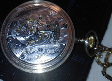 Elgin 17J Mechanical Open Face Pocket Watch White Dial Gold Filled 14170084