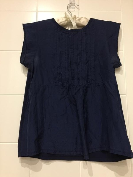 Women Max Mara Shirt Navy Silk 38 / M / 46