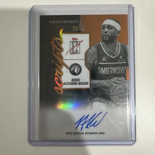 2025 Topps Signature Nickeil Alexander-Walker Orange (RAW)