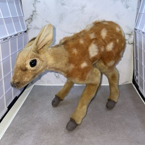 Hansa 2015 Plush Stuffed Baby Deer Fawn Bambi Faux Fur Toy