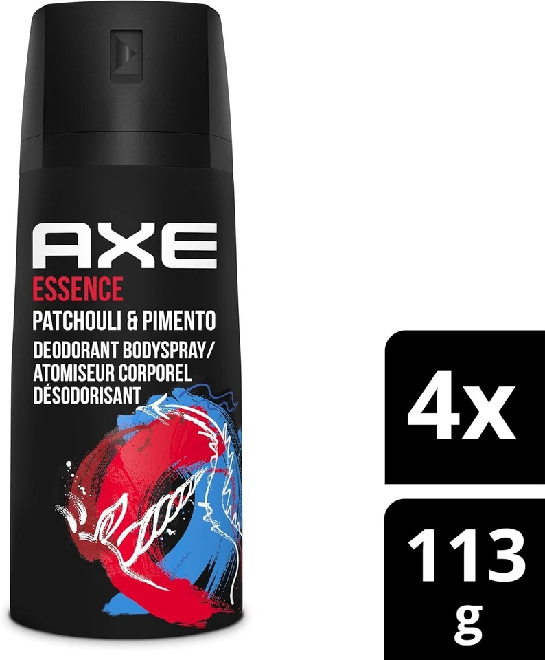 Essence Body Spray for Men - 48H Aluminum-Free Deodorant, Pack of 4 (113g) - Image 4 of 4