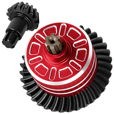 35T Front Rear Differential 14T Main Gear 1/10 Bigrock Granite Senton Red