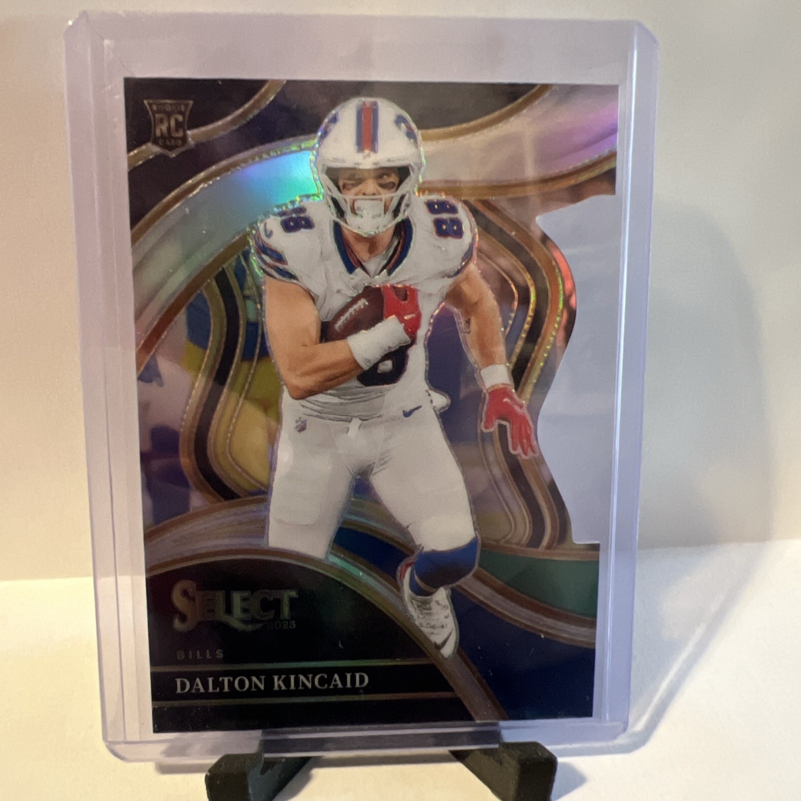 Dalton Kincaid 2023 Panini Select - CL Black & Green Prizm Die-Cut #281 (RC)