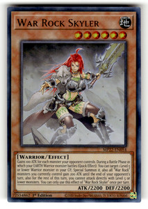 War Rock Skyler MP22-EN054 Ultra Rare 1st Edition | YuGiOh Tin of the Pharaoh's Gods