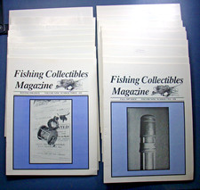 19 Issues of Fishing Collectibles Magazine 1993 - 1998
