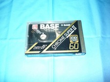 Vintage New Sealed BASF Chrome Super II 60 Minutes 1990 Blank Cassette