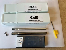 2pcs 3/8” x5” 90 degree indexable end mill Extra 10 JDMT070208 Inserts 506-JD38