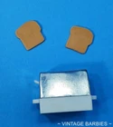 Vintage Barbie Doll Hostess Set #1034 Toaster & Toast Excellent ~ 1960's