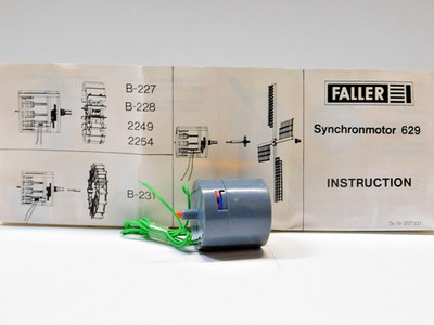 Faller Synchronmotor Motor 629 mit Anleitung getestet Set R7