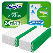 New Pack Of 24 Count Swiffer Sweeper Wet Mopping Cloths Fresh Scent Fast Ship