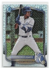 2025 Bowman Chrome Jhonayker Ugarte Mega Refractor #BCP-123 Kansas City Royals
