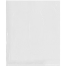 Plymor 10" x 12", 4 Mil Flat Open Clear Plastic Poly Bags