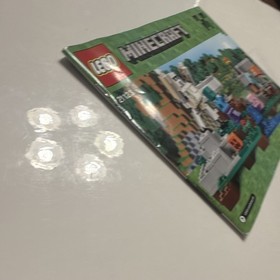 LEGO Minecraft The Iron Golem 21123 Illustrated Manual Booklet Multilingual