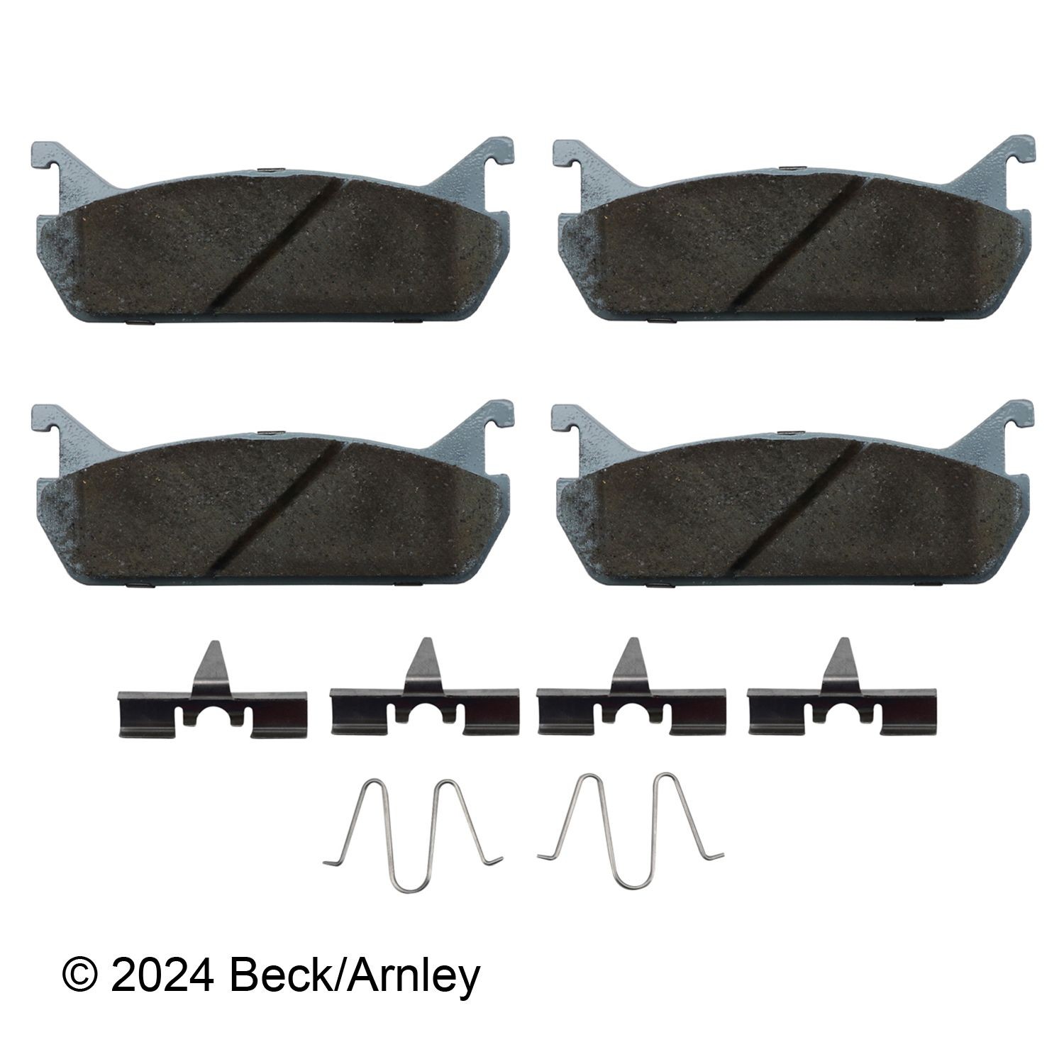 Beck Arnley 085-6389 Disc Brake Pad Set For 90-94 Miata Protege Tracer