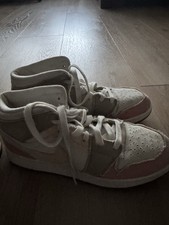 Nike Air Jordan 1 Retro Kids Size 7Y MID Chicago White Pink Yellow Pastel