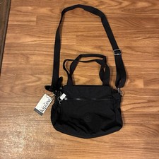 Kipling Elysia Black Noir Shoulder Bag With T...