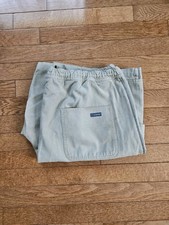 VTG NIKE Shorts Mens Large Khaki Cotton Baggy Y2K 90s Red Swoosh Tag