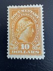 10 US Revenue Stamps $2-$10- Used, Some Hinged, See Description — photo 3