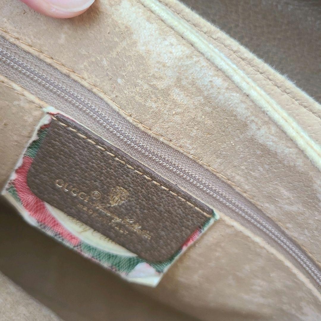 GUCCI Vintage GG Interlocking Sherry Line Shoulder Bag Brown Canvas thumbnail 6