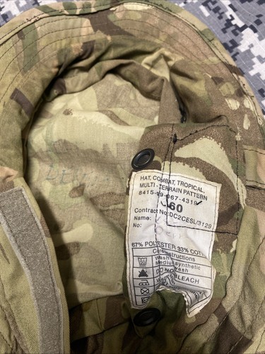 Armée Britannique Gardes Division De Mtp Modifié sur Mesure Boonie Bush Sun Hat - 第 5/5 張圖片