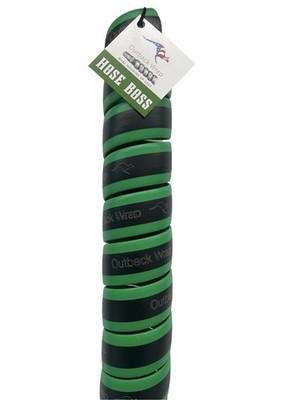 Outback Wrap Hose Boss | Hose Protector & Tagging Wrap 75mm x 4ft Green
