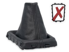 SCHALTMANSCHETTE FUR VOLVO V70 III FL 2014-2016 SCHALTSACK ECHTELEDER SCHWARZ