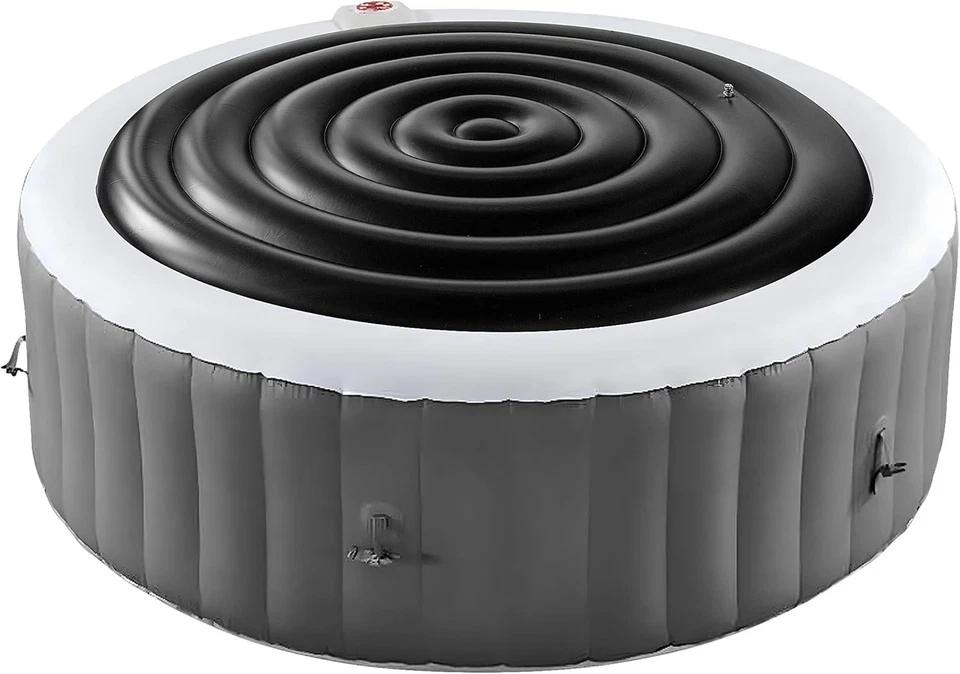 Foldable Rain Cover for Inflatable Hot Tub - Black - Image 3 of 4