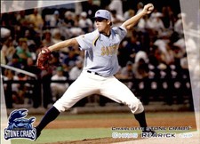 2012 Charlotte Stone Crabs Grandstand #16 Chris Rearick Pooler Georgia GA Card