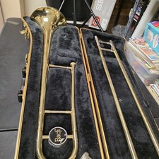 Bach TB301 Student Model Tenor Trombone 2010s - Clear-Lacquered Brass