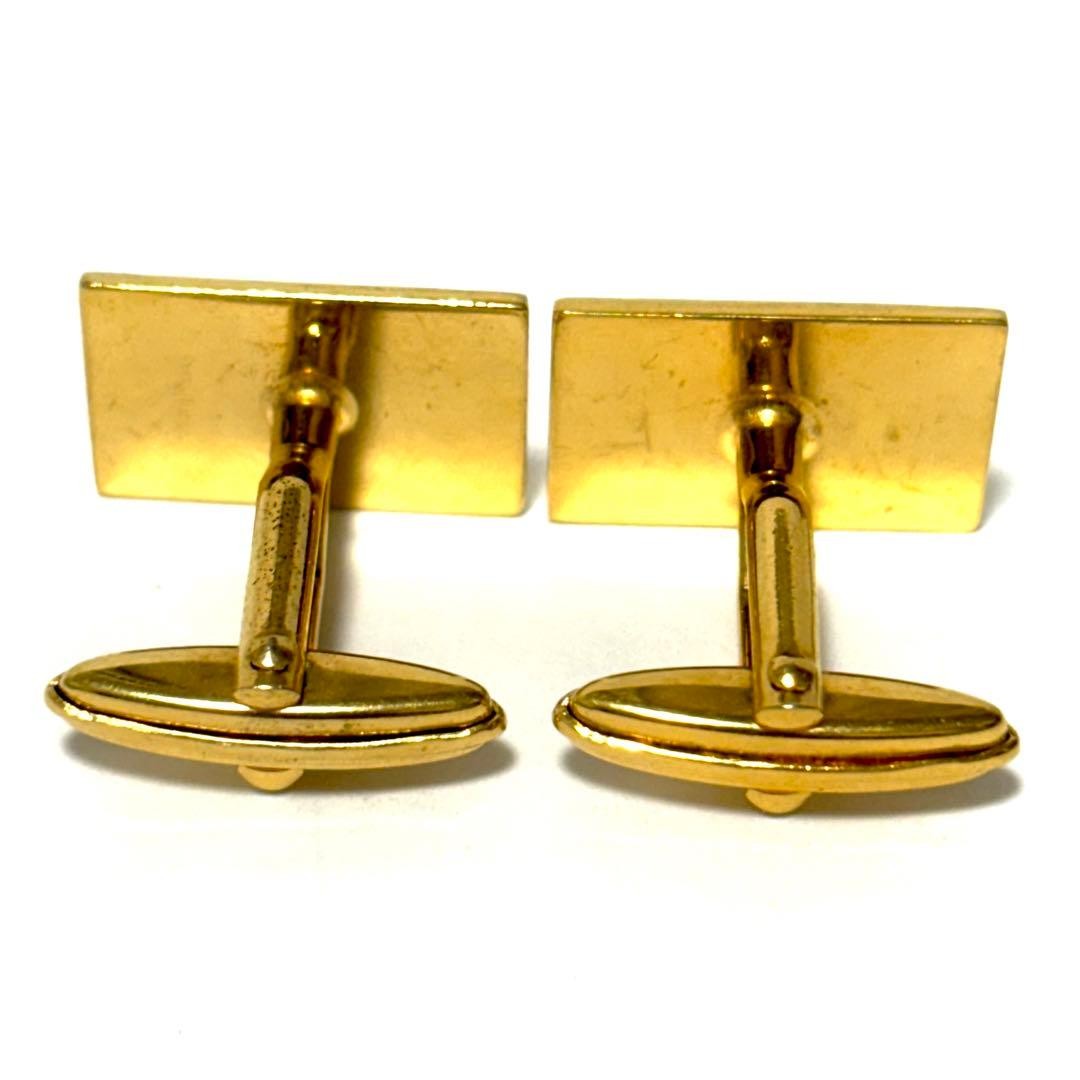 Lanvin Logo mark Rectangle Cufflinks Lapis Lazuli… - image 5