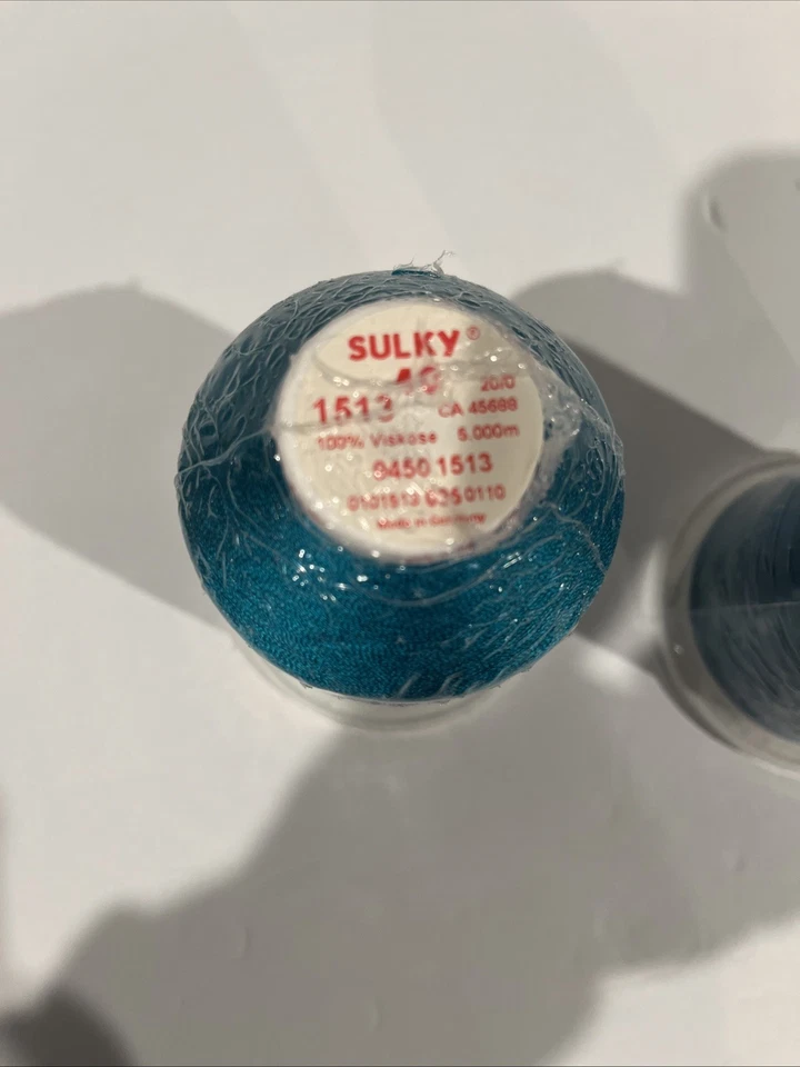 Gunnuld Sulky Embroidery Thread - New - Mixed Lot 5000m Spools - Image 2 of 4