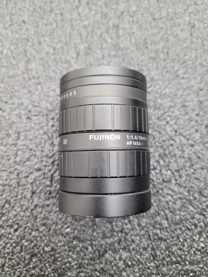 Lente de visión artificial Fujinon 16 mm f1,4 HF16SA-1 marco de montaje en C 1,1,4/16 mm 1,4-22 Foto 4 de 4