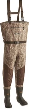 Mens Breathable Hunting Chest Waders w/ Boots, Camo 800-G Insulation Stout Sizes