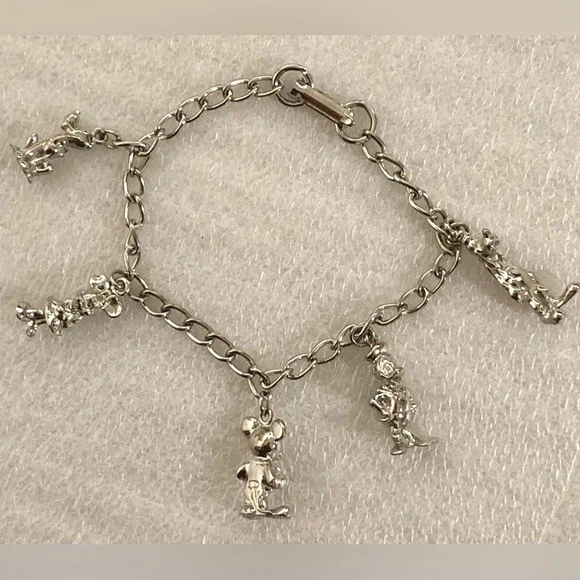 Pulsera Dije Personajes Disney Mickey Mouse Minnie Mouse Donald Pluto Goofy Foto 4 de 4