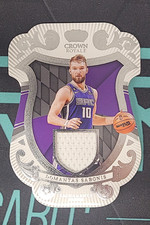 2023-24 Panini Crown Royale Domantas Sabonis Coat of Arms Jersey Kings