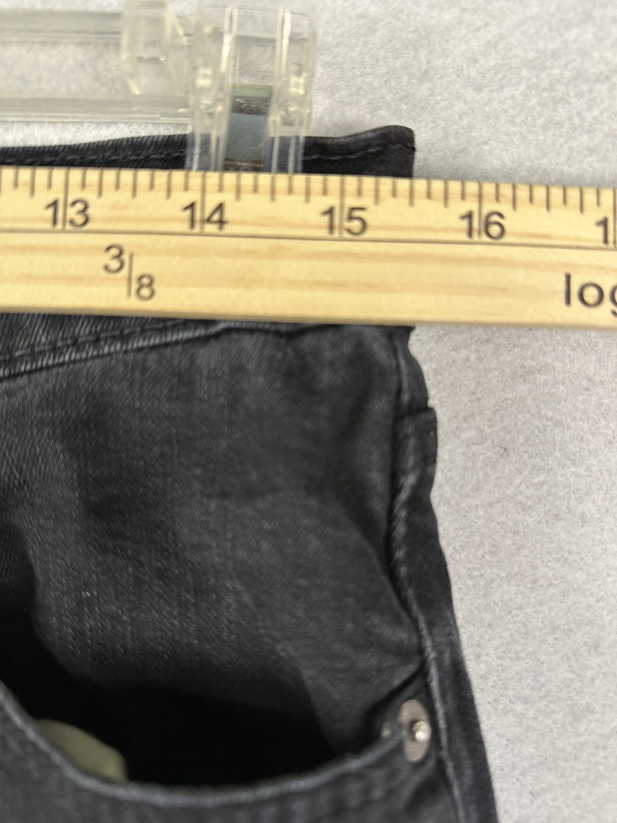 Levi's 512 Jeans Mens 32x29 Black Slim Taper Stretch Denim Pants Dark Wash thumbnail 6