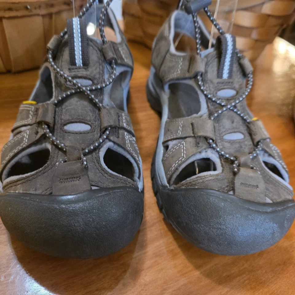 Sandalias deportivas Keen Venice senderismo cuero marrón para mujer talla 6 Foto 3 de 4