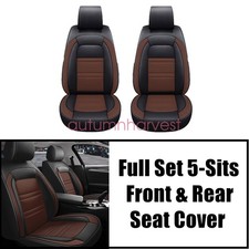 For 2011-2019 Chevrolet Cruze 5-seats Seat Covers Front Rear Cushion Brown