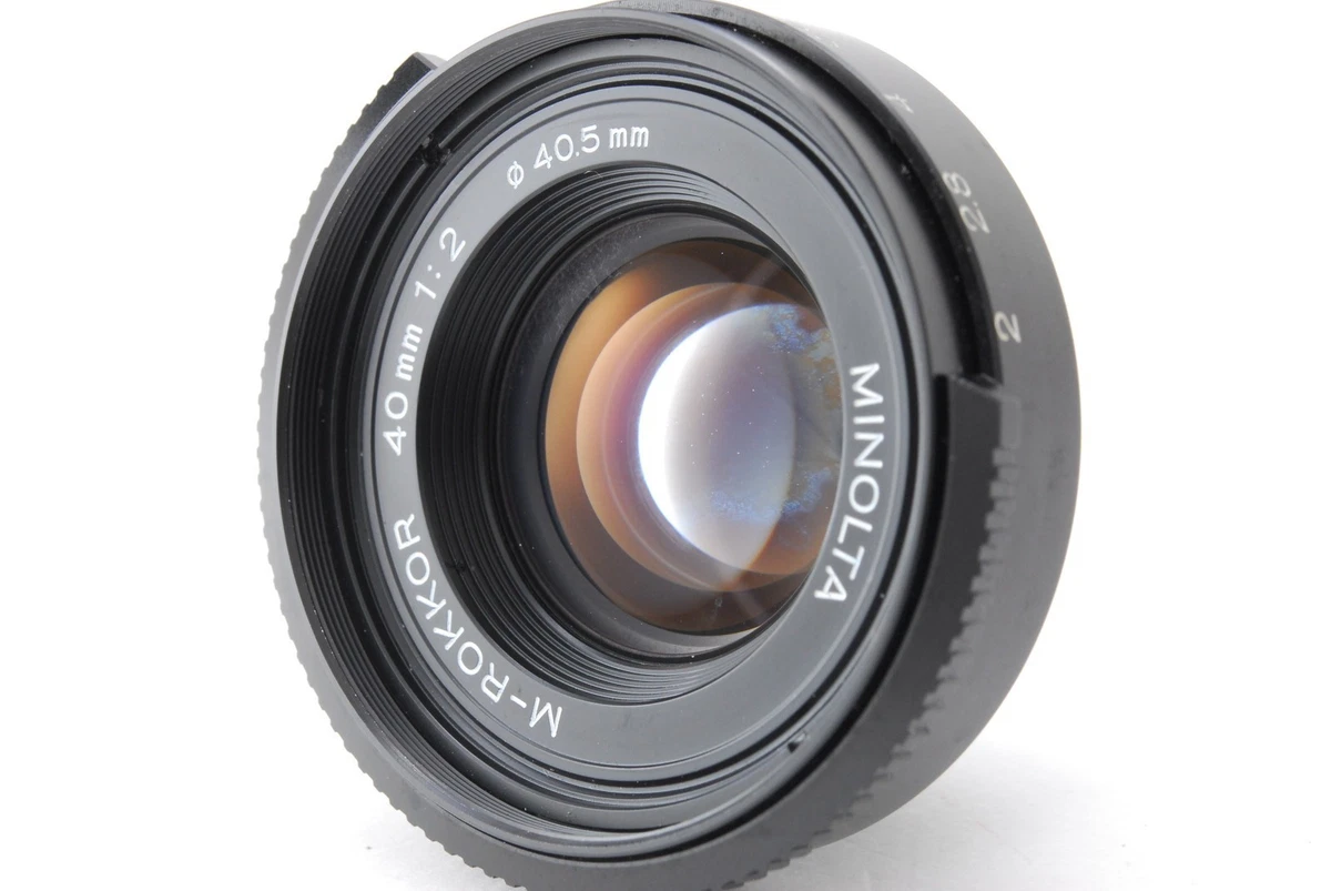 Minolta M Rokkor 40mm F2 for sale - eBay