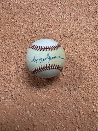 Reggie Jackson Signed Baseball Jsa Auto Some Toning On 1983 All Star Game