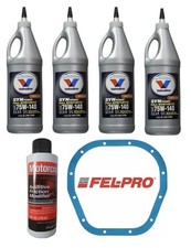 1999-2014 Ford F250 F350 10.5 Rear Differential 75w140 Gear Oil Fluid Change Kit 1999-2014 Ford F250 F350 10.5 Rear Differential 75w140 Gear Oil Fluid Change Kit