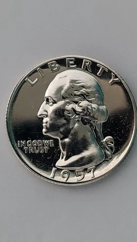 1957 United States Proof Washington Quarter