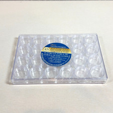 Darice 25 Piece Bead Craft Storage System Storage Boxes  Covered Tray