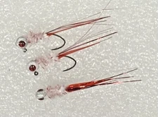 Hand tied crappie jigs 1/16