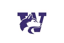 Washington Huskies stencil logo - Reusalble Pattern - 10 Mil Mylar