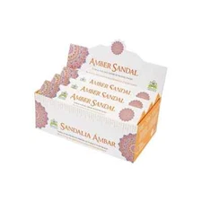 Himalaya Amber Sandal Premium Agarbatti Incense Stick Home Fragrances 12 Pcs