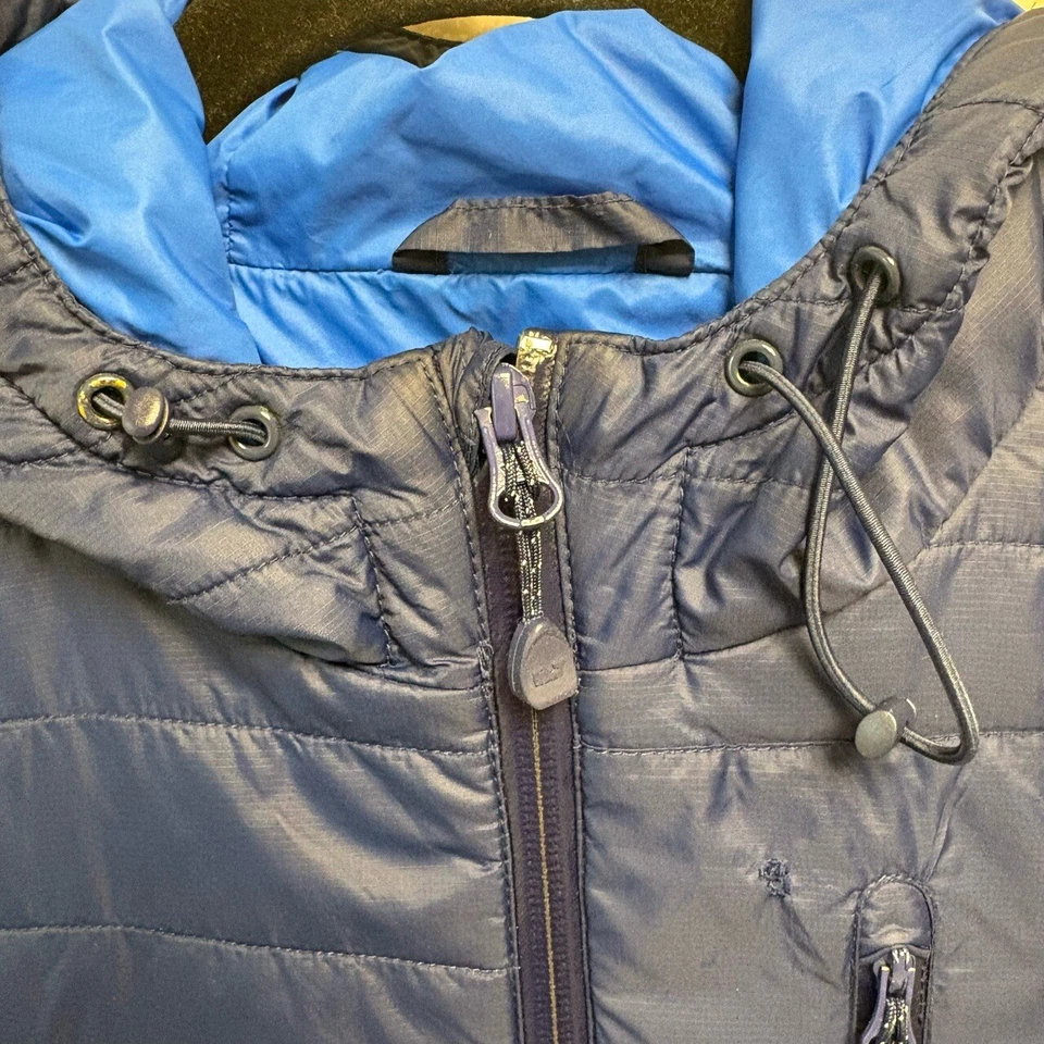 Vineyard Vines Jacket Women Sz XL Blue Mountain Weekend Puffer Full Zip Hooded - Image 2 of 4