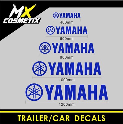 YAHAMA - Large Sticker Decal Motocross Car Banner Van Trailer Window MX Racing