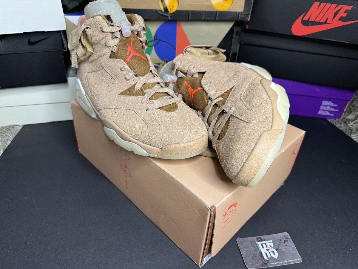 Size Jordan Retro x Travis Scott Mid British Khaki UK